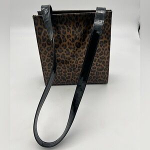 VTG Timothy Hitsman Vintage Cheetah Print Handbag Purse Bag
